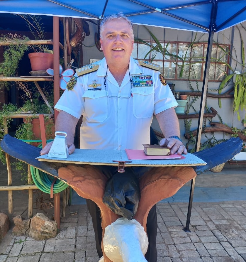 Wedding ceremony by Dr. Gerrit Rademeyer in Jamestown
